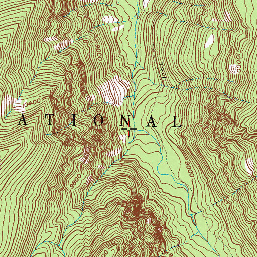 Topographic Map of Middle Lake Creek, CO
