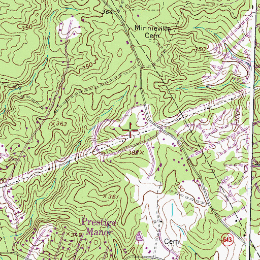 Topographic Map of Devonshire, VA