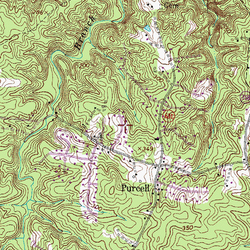Topographic Map of Fair Estates, VA