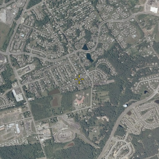 Aerial/Satellite Image of Hunters Square, VA