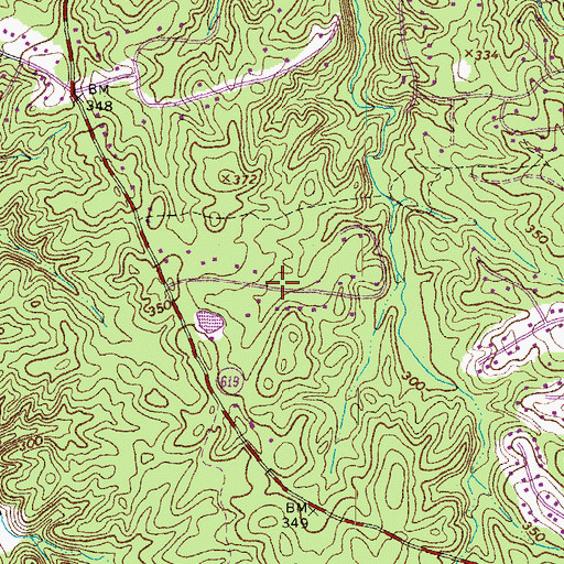 Topographic Map of Oaks of Shenandoah, VA