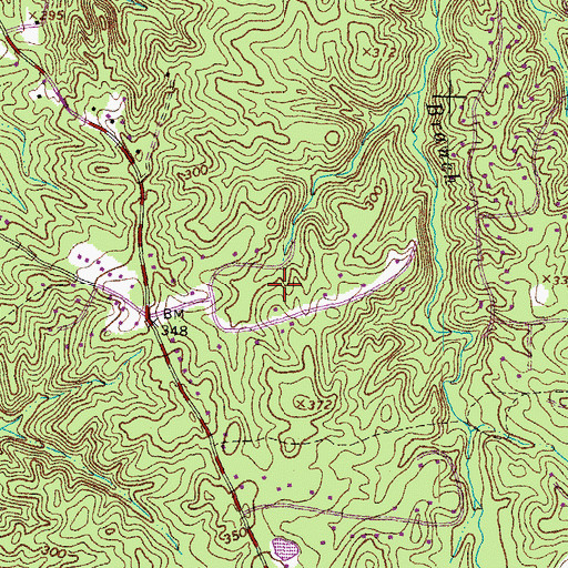 Topographic Map of Shenandoah, VA