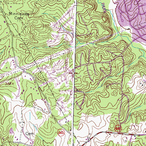 Topographic Map of Silverdale, VA