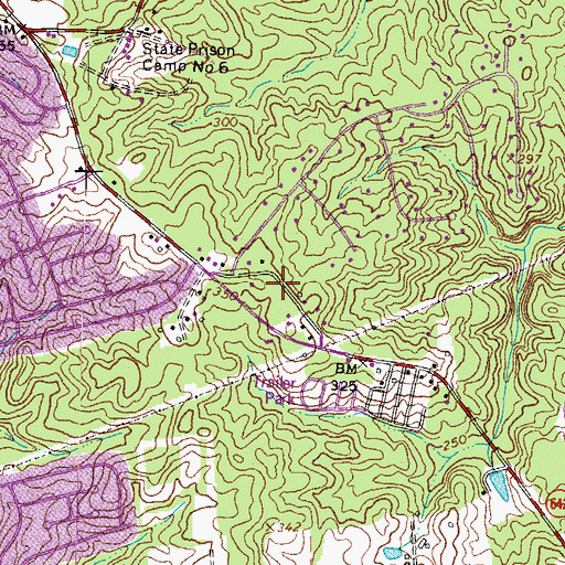 Topographic Map of Bethel Freewill Baptist Church, VA