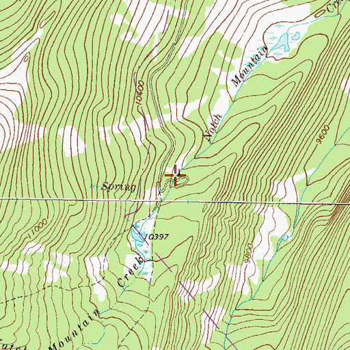 Topographic Map of Half Moon Campground, CO