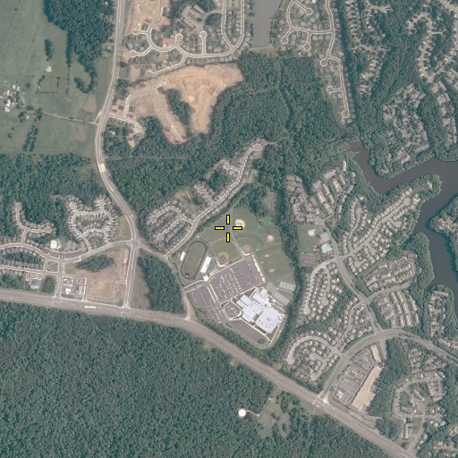 Aerial/Satellite Image of Vaughnland, VA