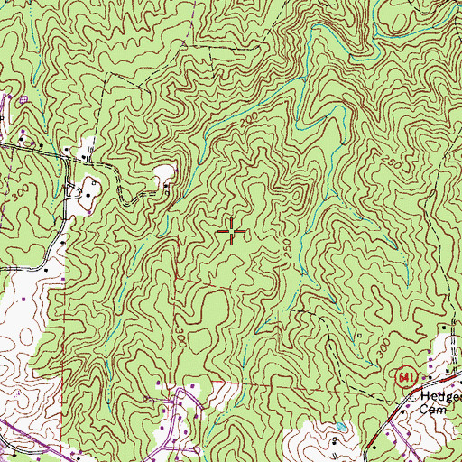 Topographic Map of Westridge Elementary School, VA