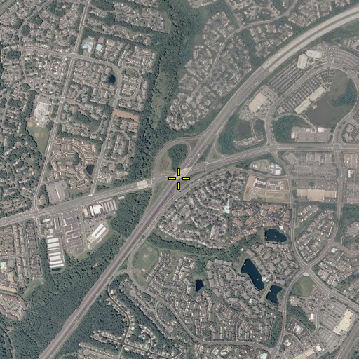 Aerial/Satellite Image of Interchange 52, VA