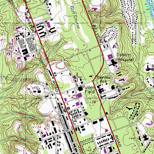 Topographic Map of Vogan Dental Clinic, VA