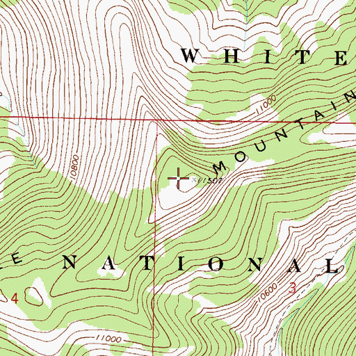 Topographic Map of Battle Mountain, CO