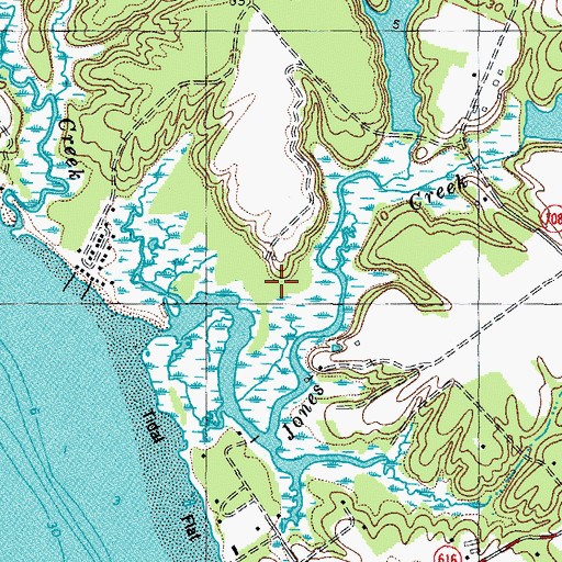 Topographic Map of Concord (historical), VA