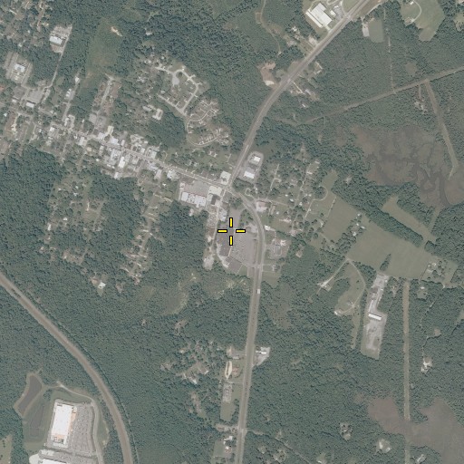 Aerial/Satellite Image of Gloucester Post Office, VA