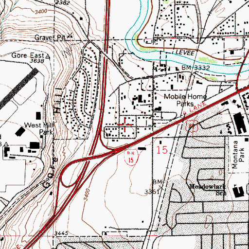 Topographic Map of Metropolitan Community Church, MT