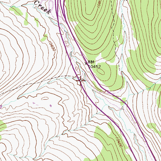 Topographic Map of Wilder Gulch, CO