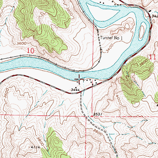 Topographic Map of Novak Creek, MT