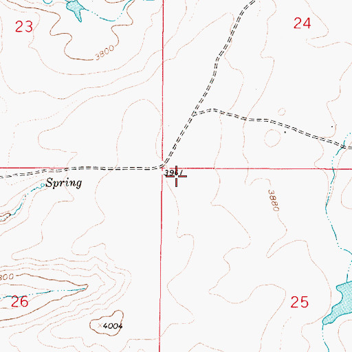 Topographic Map of Crum School (historical), MT