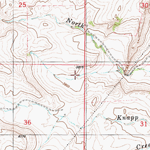 Topographic Map of Taylor School (historical), MT