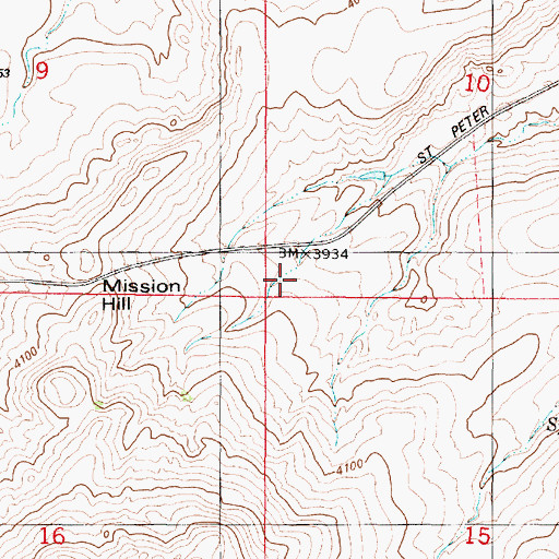 Topographic Map of Yaklich School (historical), MT