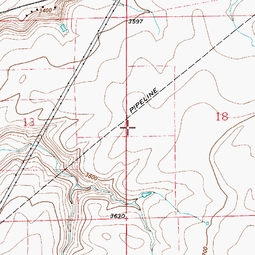 Topographic Map of Ross School (historical), MT
