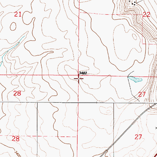 Topographic Map of Riverdale School (historical), MT