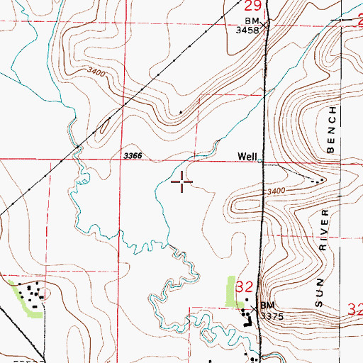 Topographic Map of Superior School (historical), MT