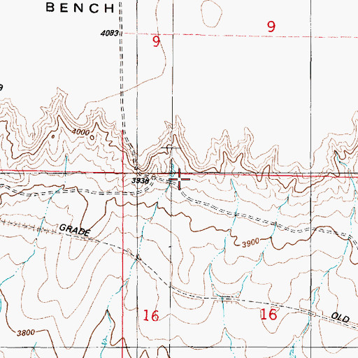 Topographic Map of Madden School (historical), MT
