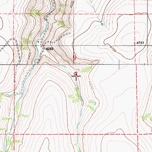 Topographic Map of Swan School (historical), MT