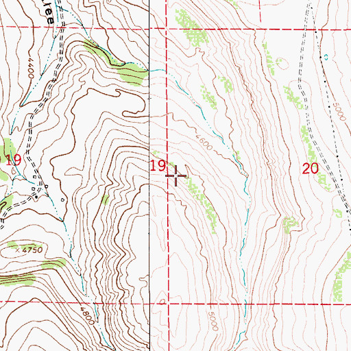 Topographic Map of Love School (historical), MT