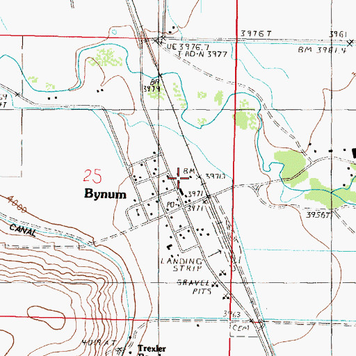 Topographic Map of Saint Patricks Church (historical), MT