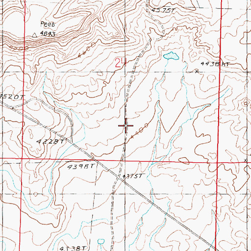 Topographic Map of Egg Mountain, MT