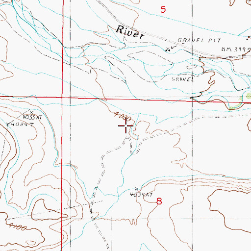 Topographic Map of Klingensmith Coulee, MT