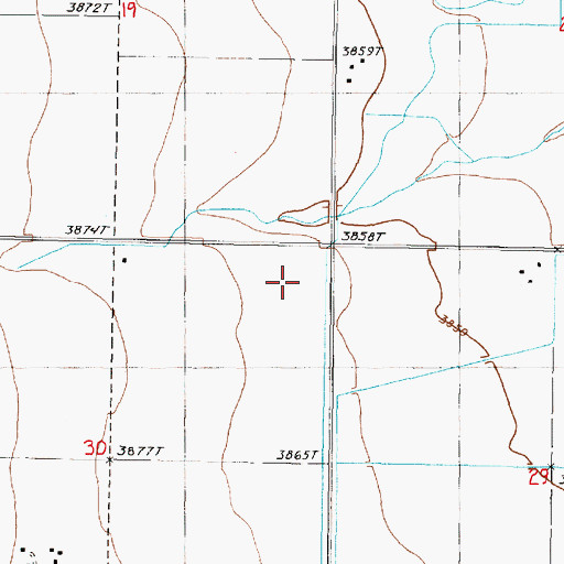 Topographic Map of German Lutheran Church (historical), MT