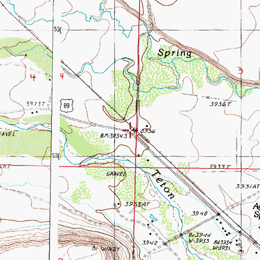 Topographic Map of Claude (historical), MT
