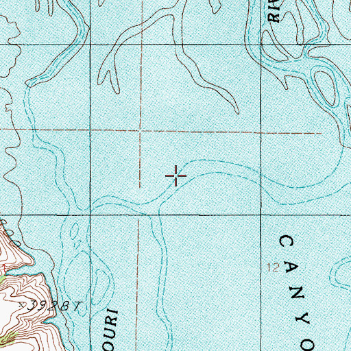 Topographic Map of Magnolia Post Office (historical), MT