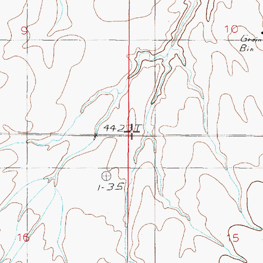 Topographic Map of McIntire Post Office (historical), MT