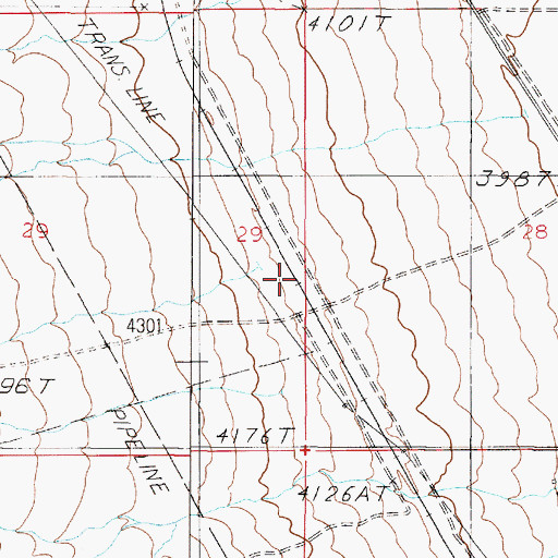 Topographic Map of Clow (historical), MT