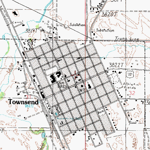 Topographic Map of Family Medical Clinic, MT