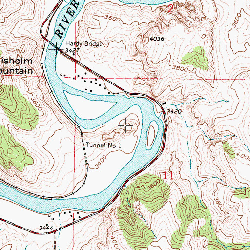 Topographic Map of DeLacey Point, MT