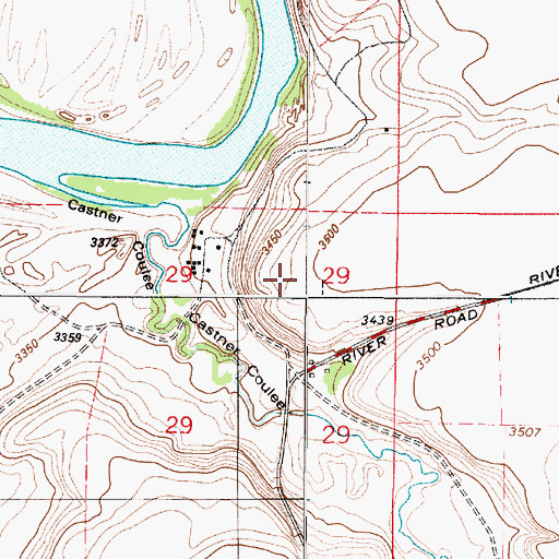 Topographic Map of Nelsons Gulch (historical), MT