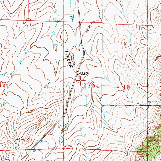 Topographic Map of Lees Halfway House (historical), MT
