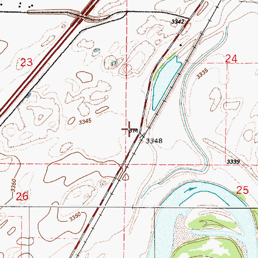Topographic Map of Garrison (historical), MT