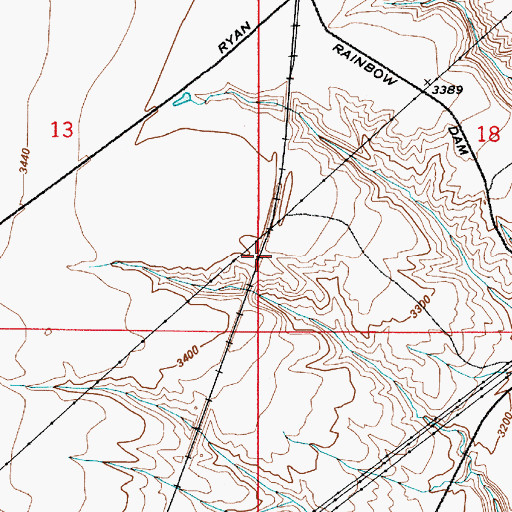 Topographic Map of Volta (historical), MT