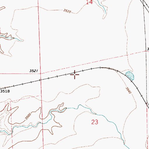 Topographic Map of Swift (historical), MT