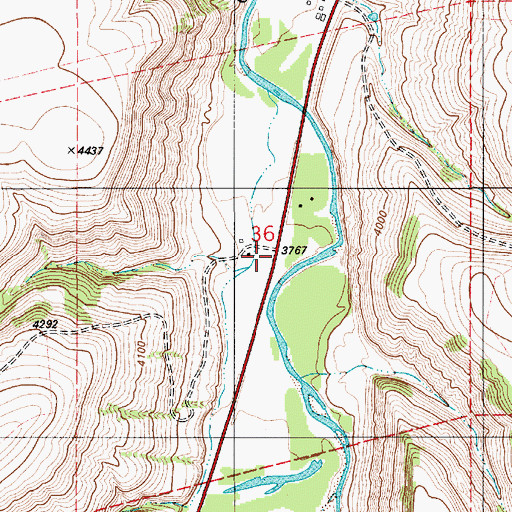 Topographic Map of Siegling (historical), MT