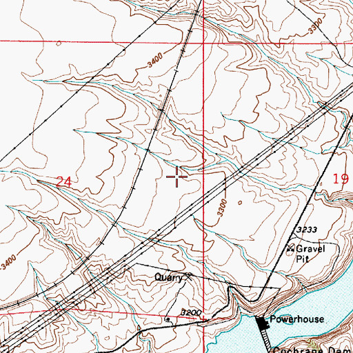 Topographic Map of Watson (historical), MT