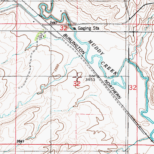 Topographic Map of Project Post Office (historical), MT