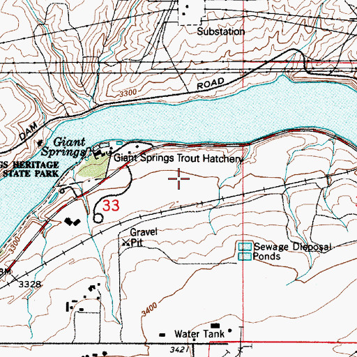 Topographic Map of Smelter Post Office (historical), MT