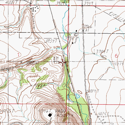 Topographic Map of Childs (historical), MT