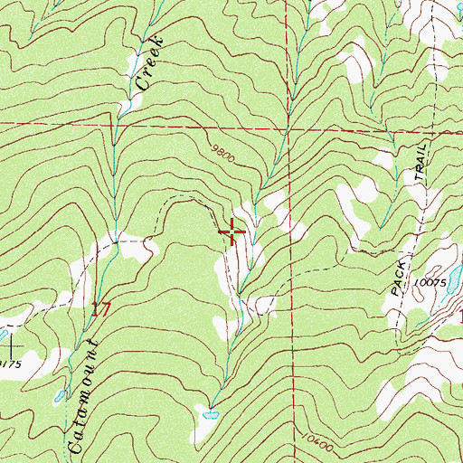 Topographic Map of Squire and Hammond Ditch, CO
