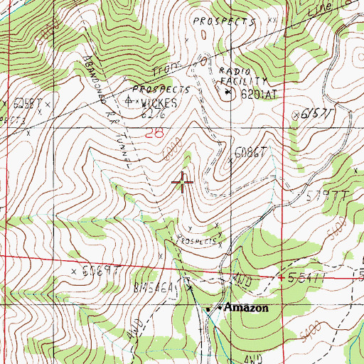 Topographic Map of Boulder Junction (historical), MT